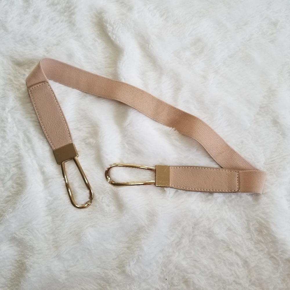 Light Pink & Gold Waist Belt - Picture 2 of 3
